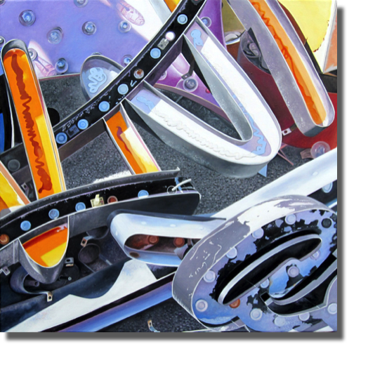 What Happens In Vegas 8 (2015)
70 x 70 cm
oil on canvas